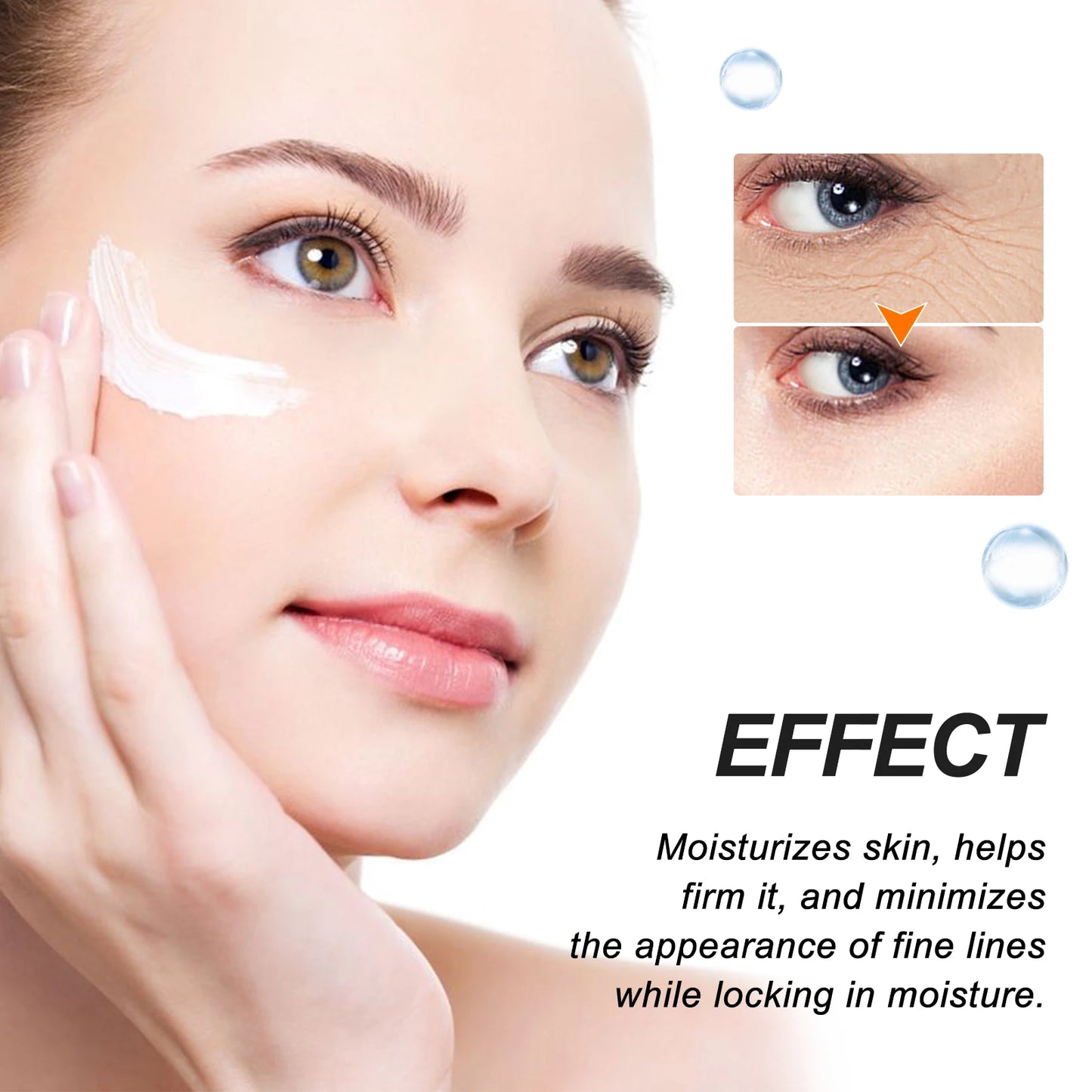 "Retinol Eye Cream | Anti-Wrinkle & Brightening Formula"